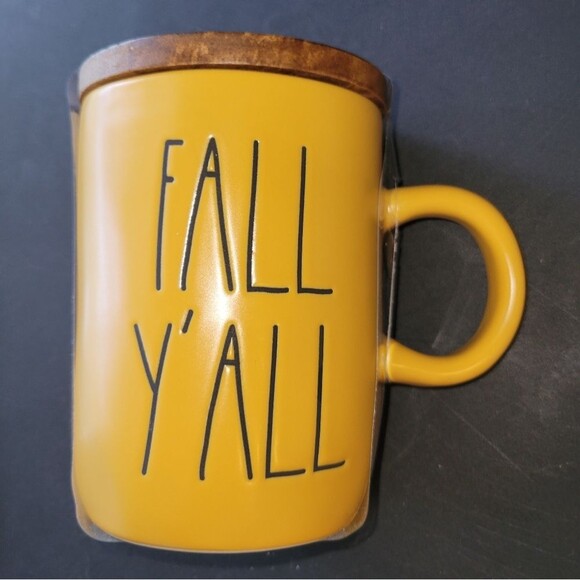 New Rae Dunn Fall Y'all Mug w/ Lid - Picture 2 of 9
